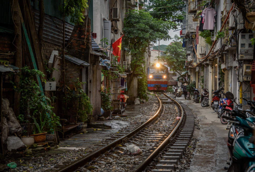 Hanoi's Train Street, Vietnam