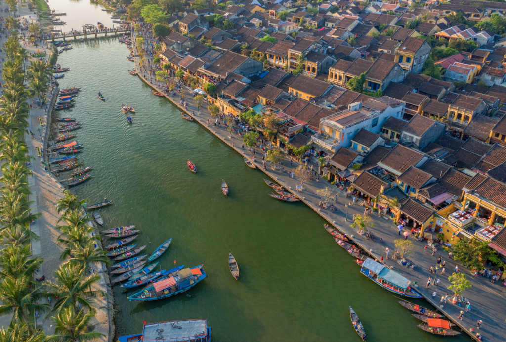 Hoi An, a well-preserved trading port that dates back to the 15th century.