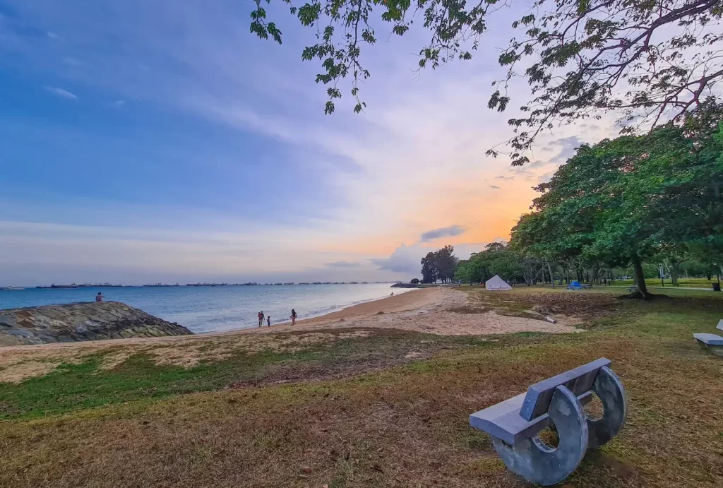 Sunset in East Coast Park, Singapore