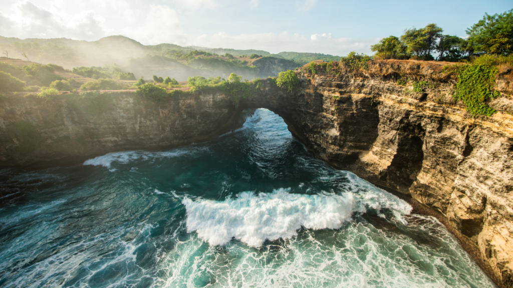 Beautiful Broken Beach on Nusa Penida