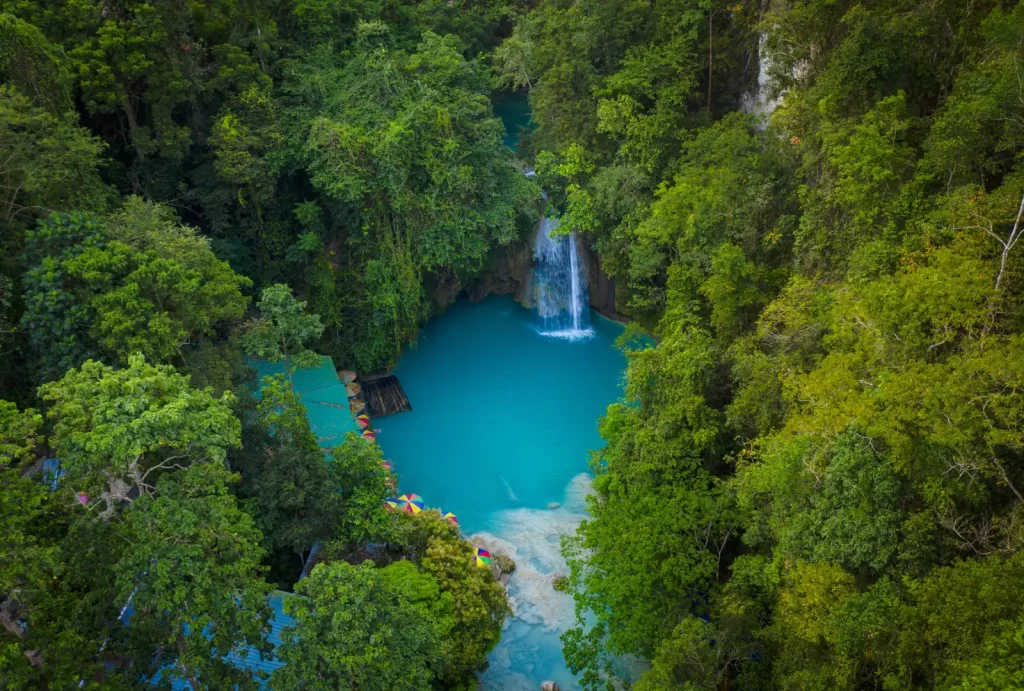 Kawasan Falls in Cebu, Philippines