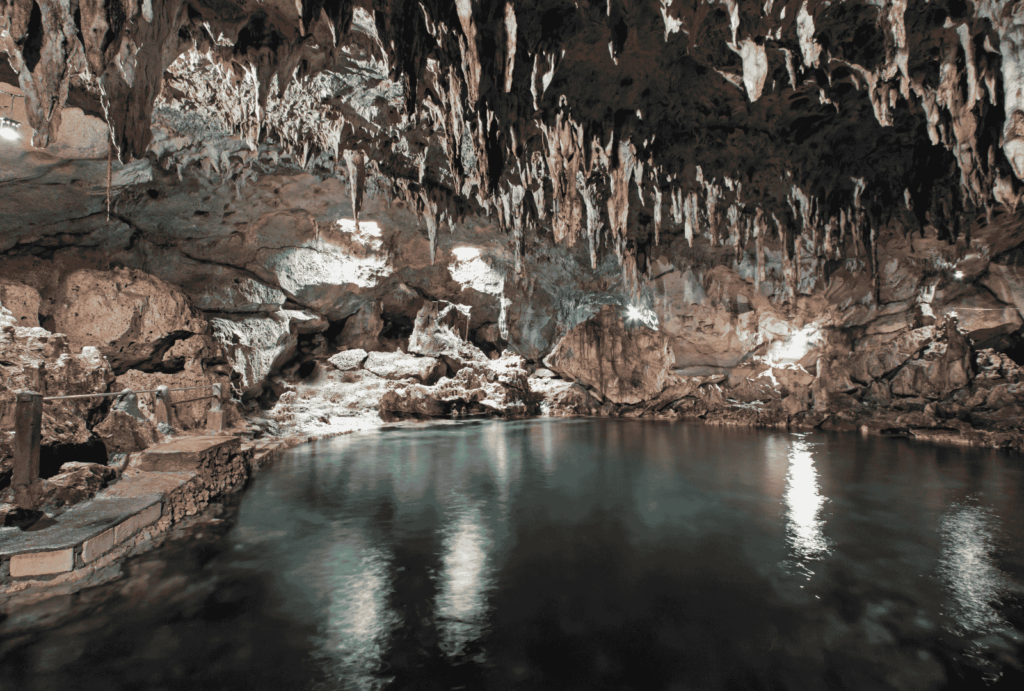 Hinagdanan Cave in Panglao Island, Bohol, Philippines