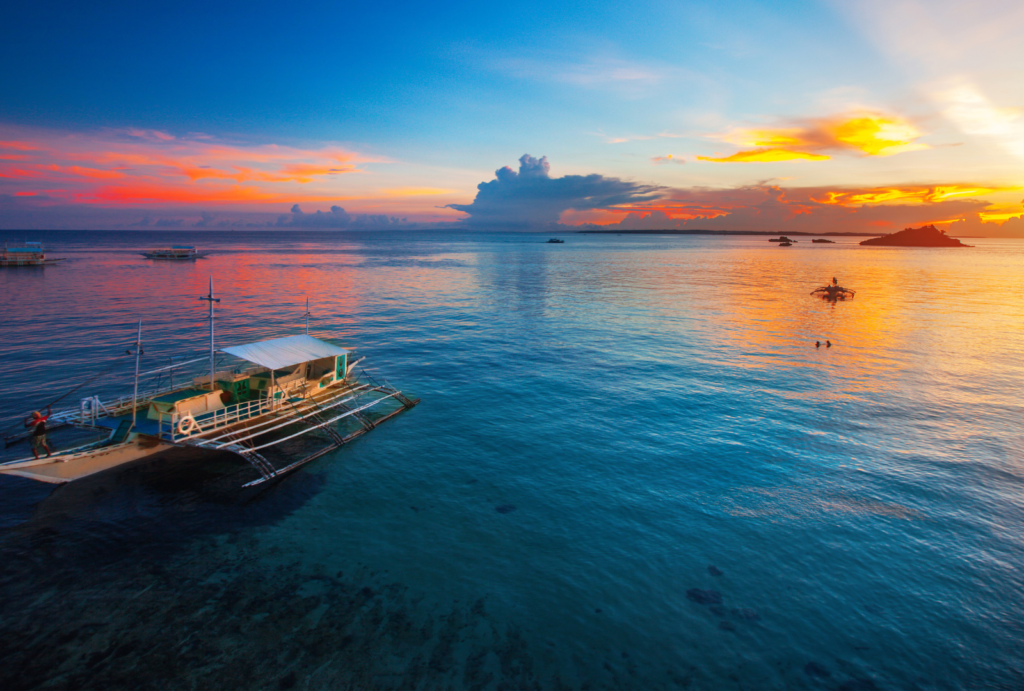 traditional boat on Malapascua Island, Cebu