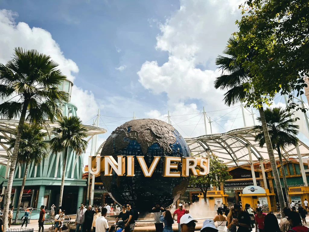 Exciting attractions and colorful scenery at Universal Studios Singapore, a must-visit destination for adventure seekers.