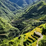 Batad rice terraces carved into the Cordillera mountains, Ifugao, Philippines