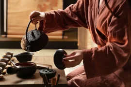 Private Japanese tea ceremony with a cast-iron tetsubin teapot – high-end local experiences in Asia