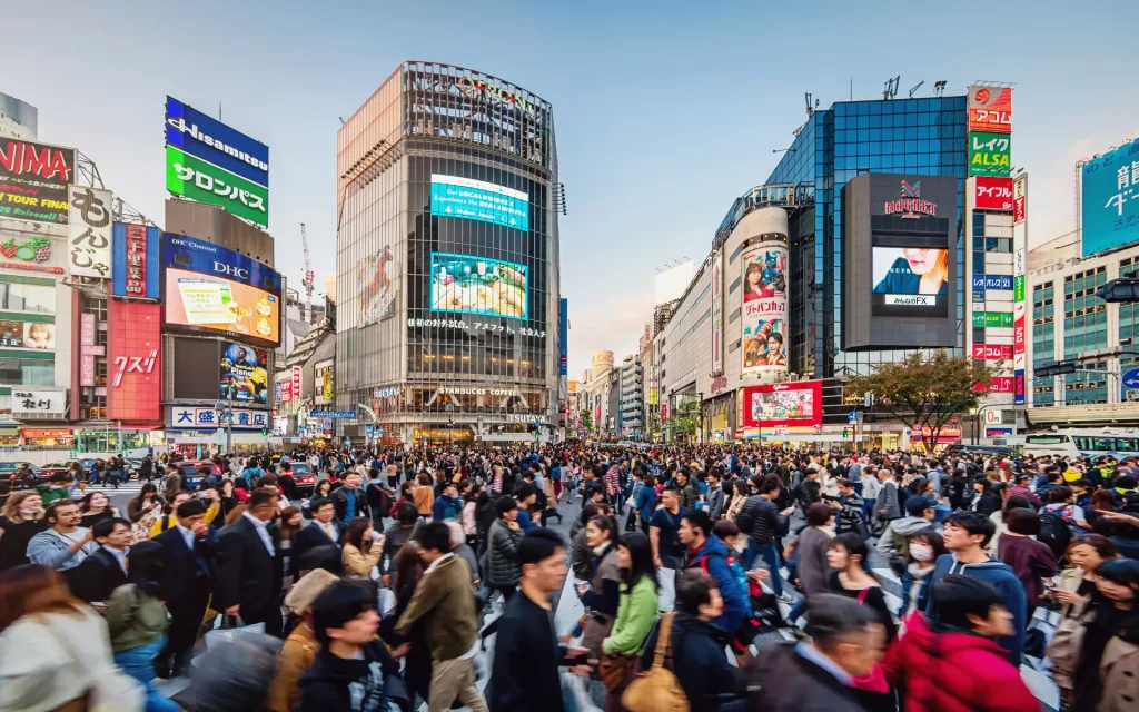 Shibuya Crossing in Tokyo