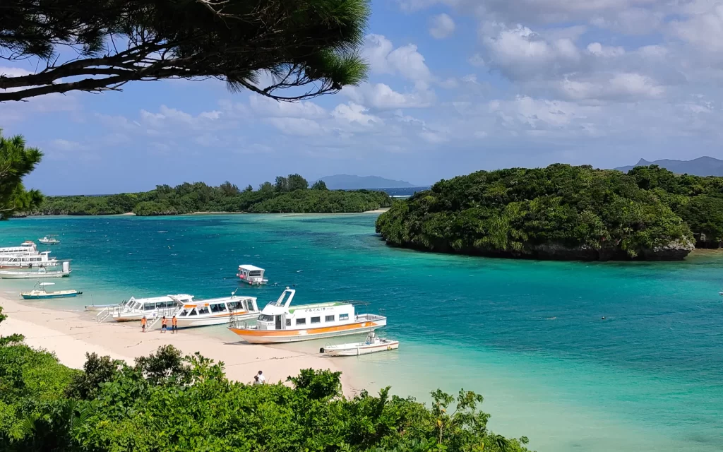 Kabira Bay in Okinawa, Japan