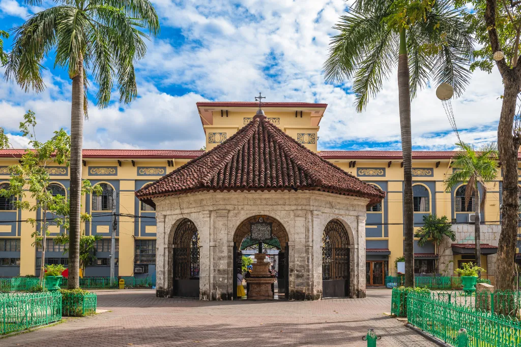 Magellan's Cross in Cebu, Philippines, a significant historical landmark ideal for luxury cultural tours and group excursions arranged by a premium DMC.